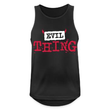 Evil Thing - Men's Breathable Tank Top - black - Front - Nick (188cm)