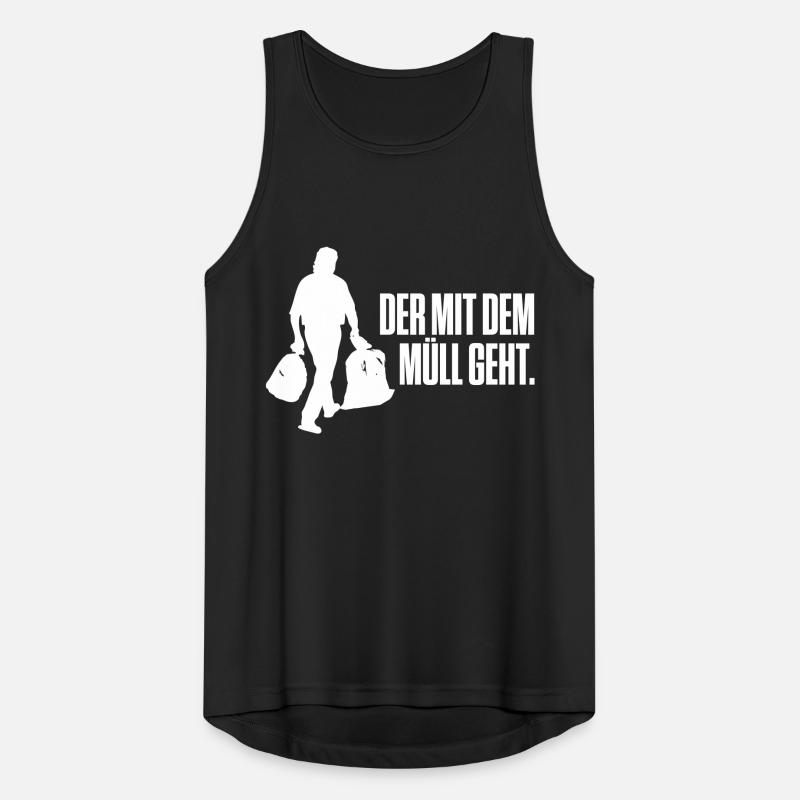 Müll Beziehung Partnerschaft Ehe Mann Männer Tank Top atmungsaktiv
