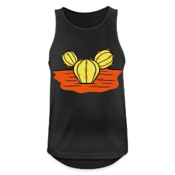 Kaktus Stacheln Wüste Kakteengewächs Cool Kakteen - Männer Tank Top atmungsaktiv - Schwarz - Vorne - Nick (188cm)