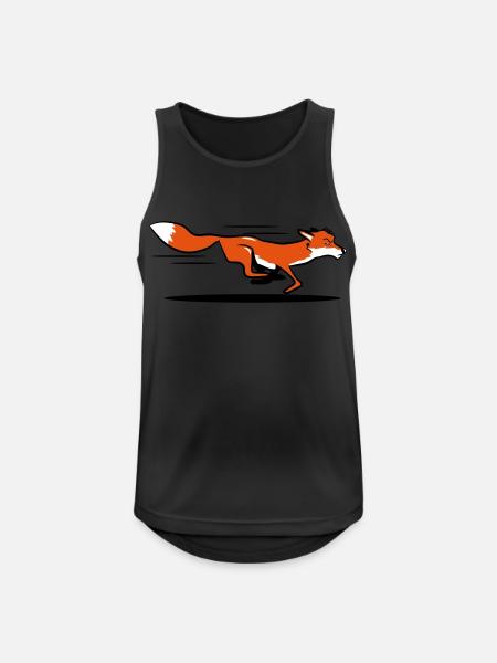 course course Fuchs - Débardeur respirant Homme - noir