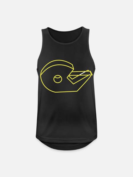 tesa - Männer Tank Top atmungsaktiv - Schwarz