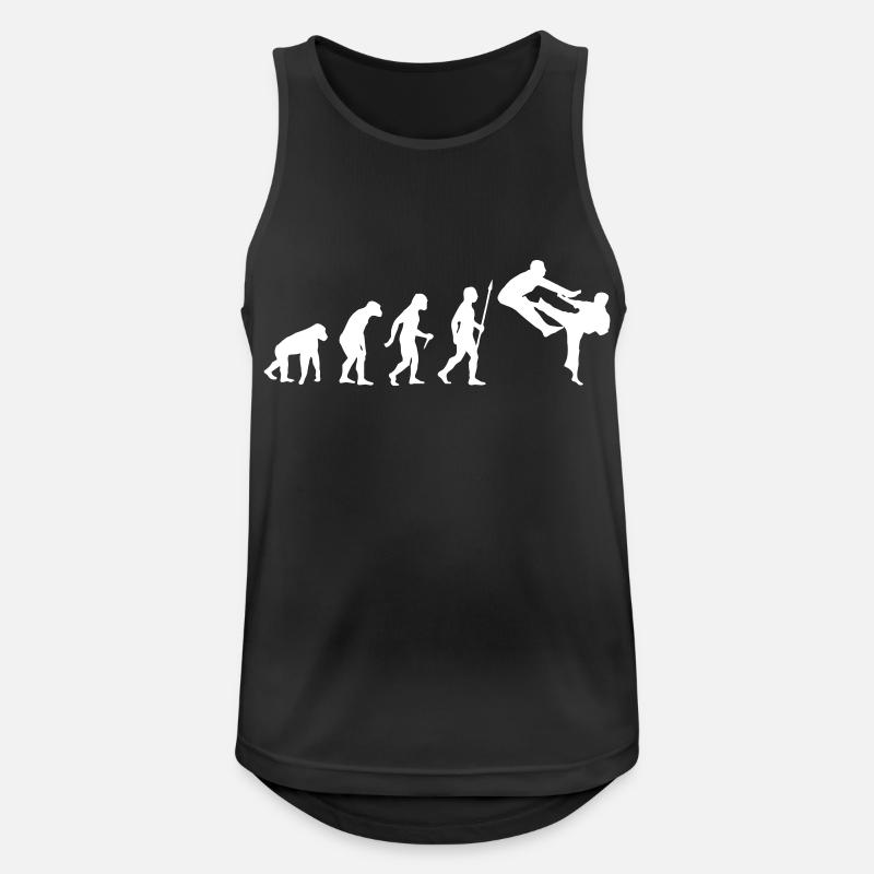 FUNNY KARATE EVOLUTION - Men's Breathable Tank Top - black