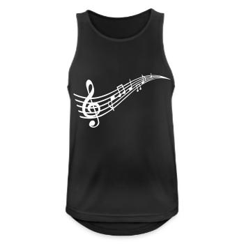 Notation - Men's Breathable Tank Top - black - Front - Nick (188cm)