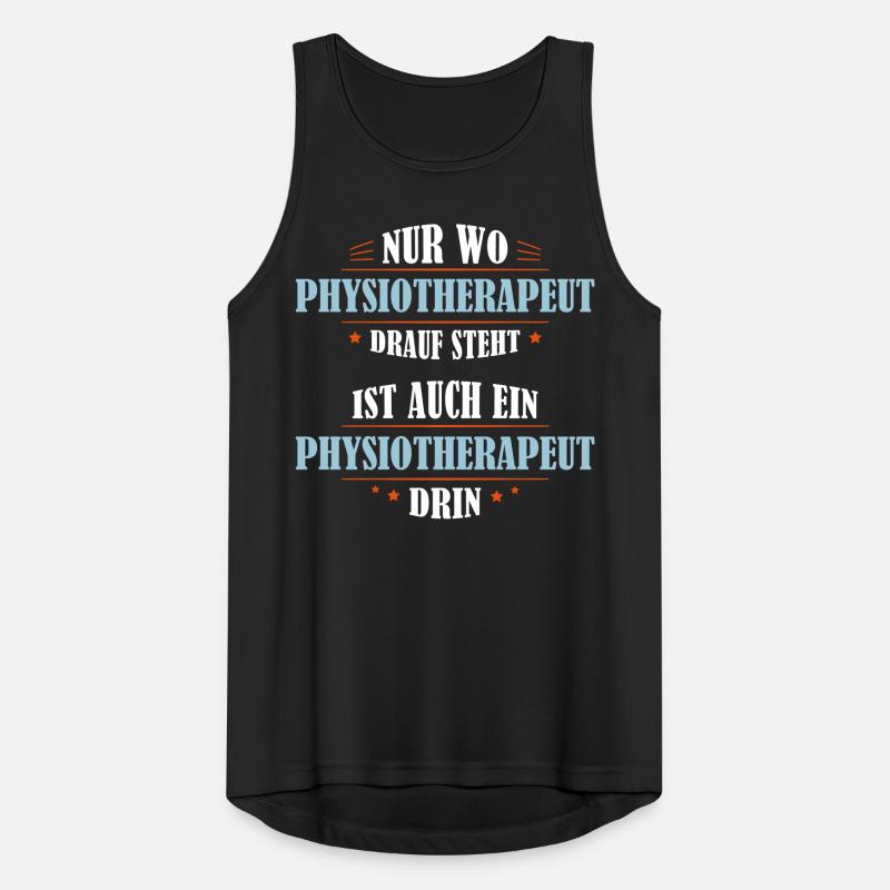 Physiotherapeut Beruf Geschenk Männer Tank Top atmungsaktiv