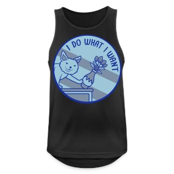 Do what I want - Men's Breathable Tank Top - black - Front - Nick (188cm)