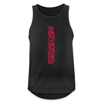 Anglo Saxon Braid - Men's Breathable Tank Top - black - Front - Nick (188cm)