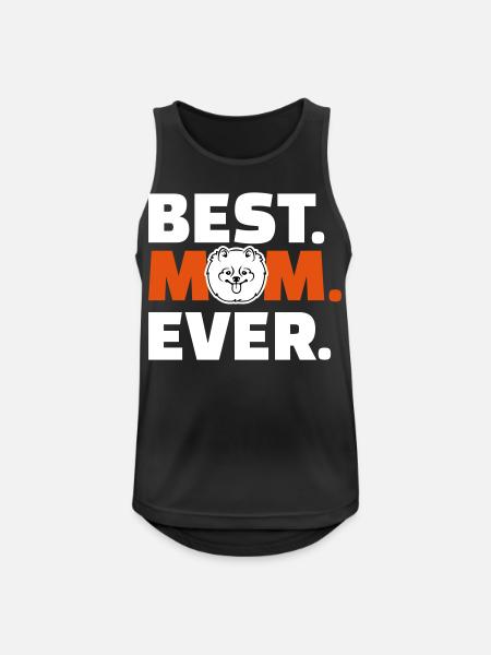 Spitz - Männer Tank Top atmungsaktiv - Schwarz