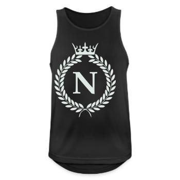N_wappen- - Men's Breathable Tank Top - black - Front - Nick (188cm)