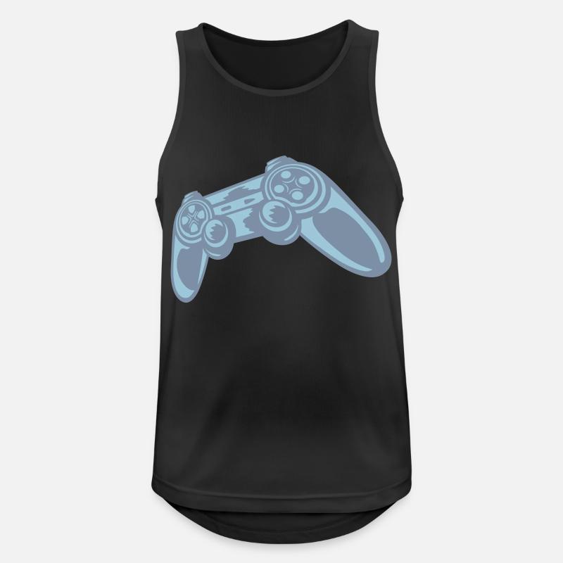 Gamer Konsole Retro Controller - Männer Tank Top atmungsaktiv - Schwarz
