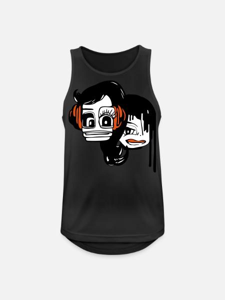 Anita & Kim - Men's Breathable Tank Top - black