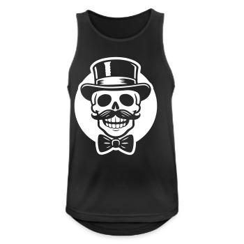 Groom Skeleton - Men's Breathable Tank Top - black - Front - Nick (188cm)