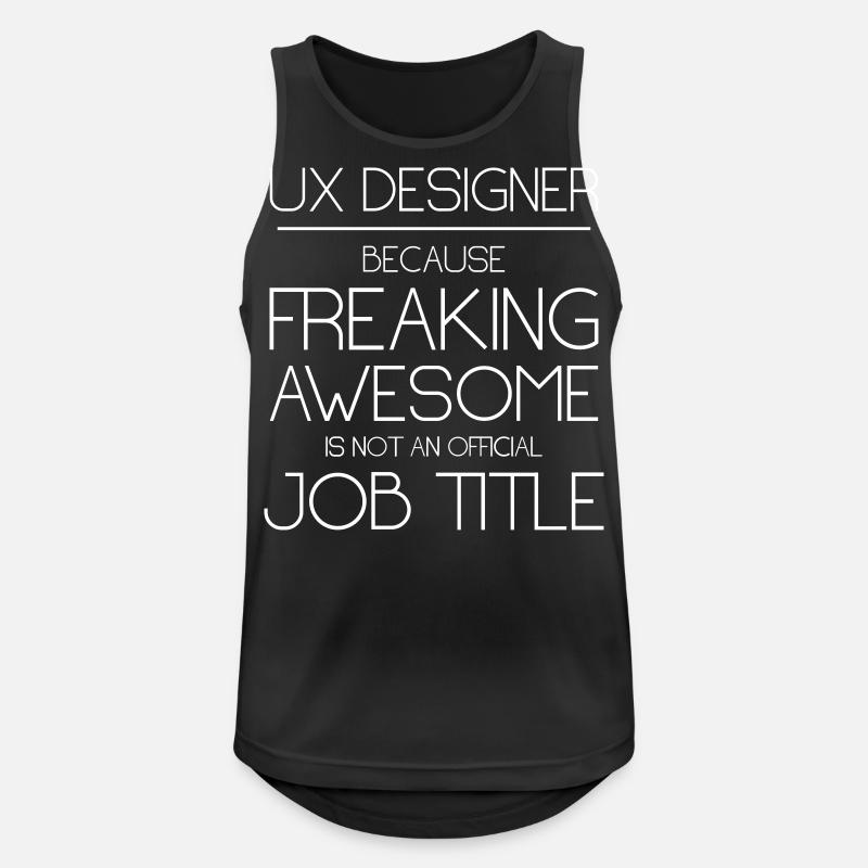 UX designer profession gift - Men's Breathable Tank Top - black
