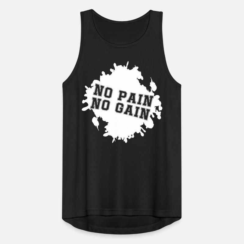 Pas de douleur, pas de gain Blobs Débardeur respirant Homme