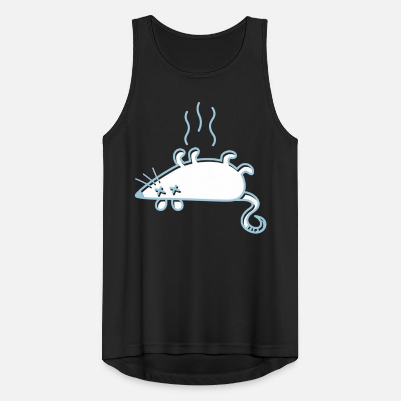 Une souris morte Débardeur respirant Homme