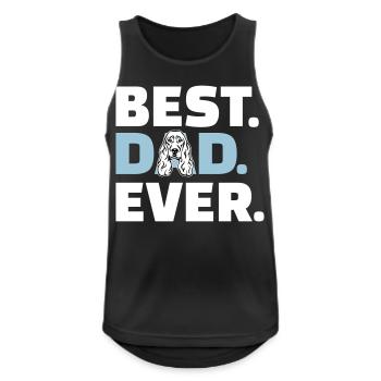 Cocker Spaniel - Men's Breathable Tank Top - black - Front - Nick (188cm)