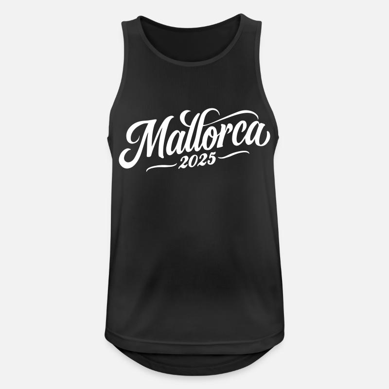 Mallorca 2025 - Men's Breathable Tank Top - black