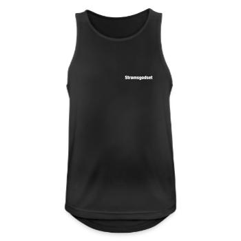 Strømsgodset / Das Anwesen - Männer Tank Top atmungsaktiv - Schwarz - Vorne - Nick (188cm)
