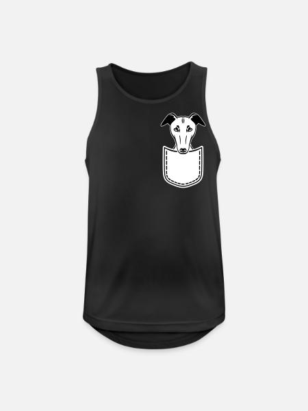 Whippet - Men's Breathable Tank Top - black