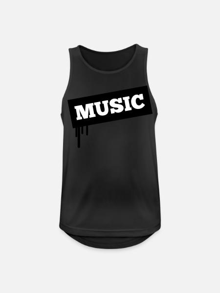 2f drip music - Men's Breathable Tank Top - black