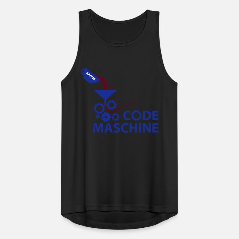 Code machine Men's Breathable Tank Top