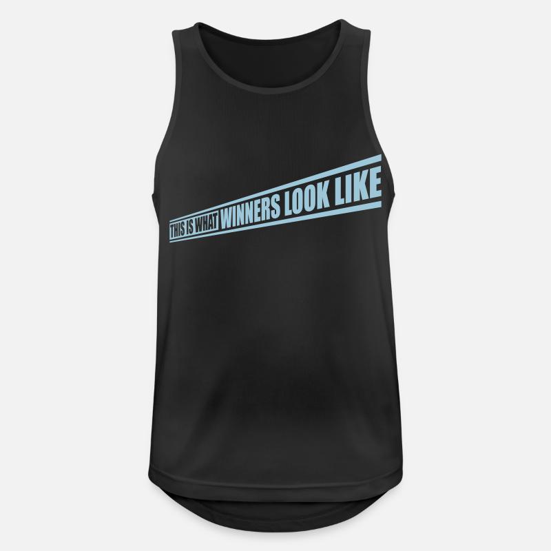 What Winners Look Like - Men's Breathable Tank Top - black