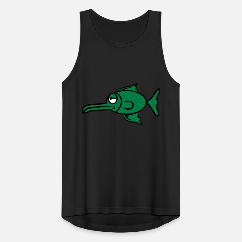 stupid sleepy swordfish Men's Breathable Tank Top