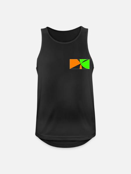 ¡Mantente en la pelota! - Camiseta sin mangas hombre transpirable - negro
