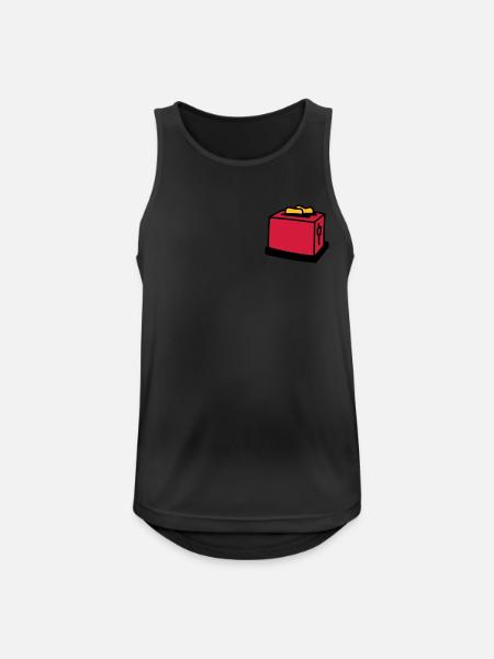 toaster - Men's Breathable Tank Top - black