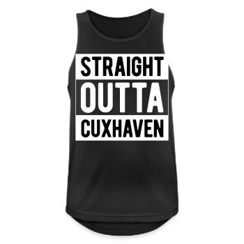 Cuxhaven tout droit sorti de Cuxhaven - Débardeur respirant Homme - noir - Devant - Nick (188cm)
