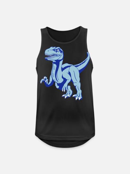Velociraptor - Men's Breathable Tank Top - black