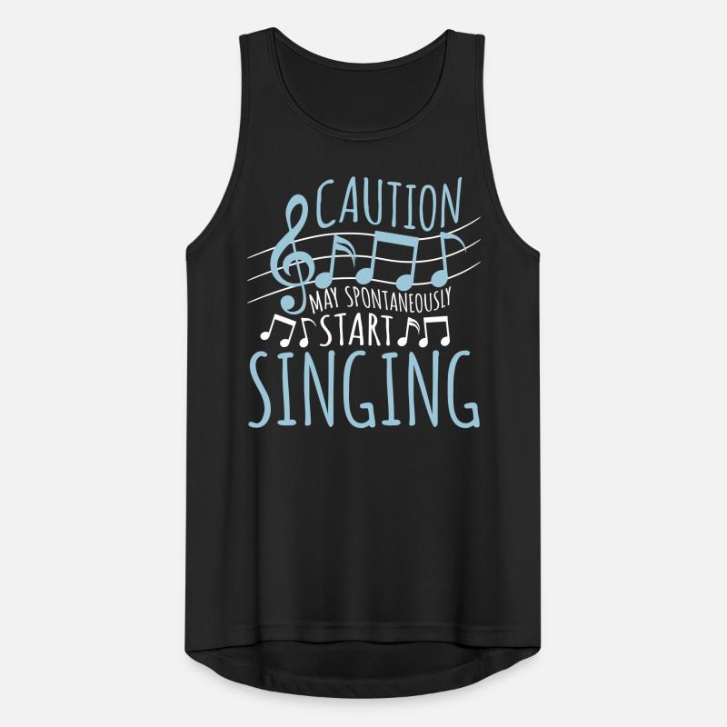 may spontaneously start singing Männer Tank Top atmungsaktiv