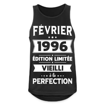 30th Anniversary - February 1996 Perfection - Men's Breathable Tank Top - black - Front - Nick (188cm)