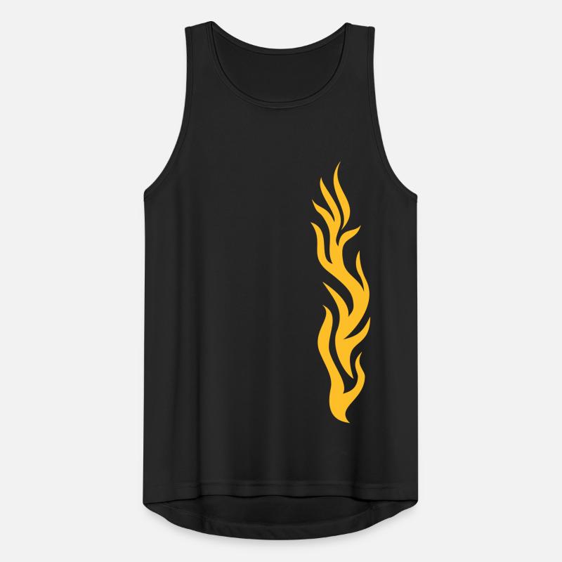 Flame / pants, fire, vector, can be combined with Men's Breathable Tank Top