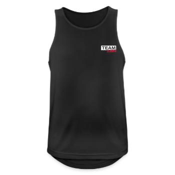 Team leader - Men's Breathable Tank Top - black - Front - Nick (188cm)