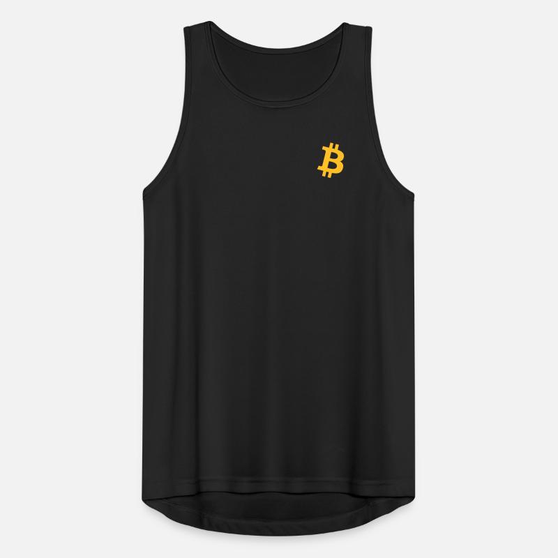 Bitcoin Logo Débardeur respirant Homme