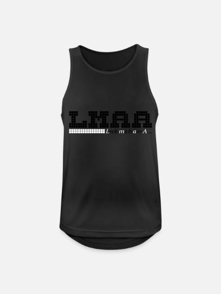 "LMAA" by Claudia-Moda - Débardeur respirant Homme - noir