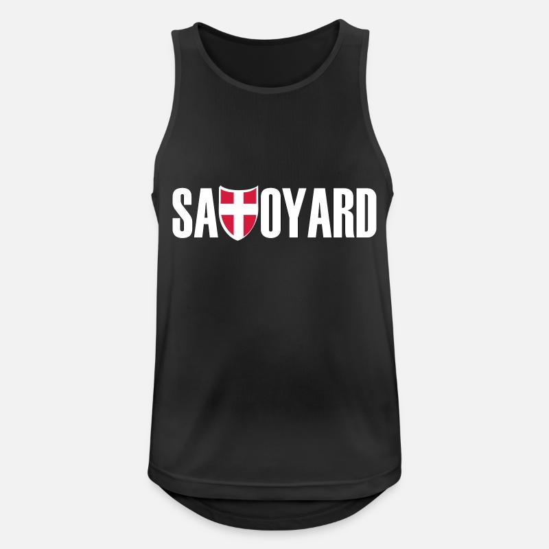 savoyard logo blc - Men's Breathable Tank Top - black
