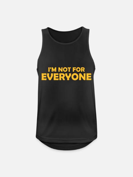 Im not for everyone - Men's Breathable Tank Top - black