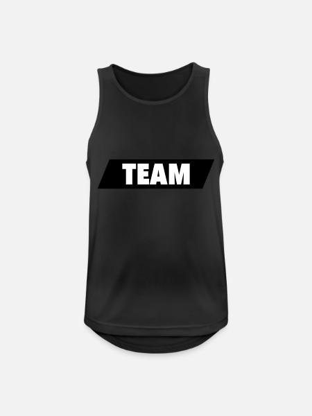 Team - Men's Breathable Tank Top - black