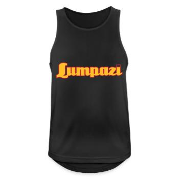 lumpazi t-shirts - Männer Tank Top atmungsaktiv - Schwarz - Vorne - Nick (188cm)