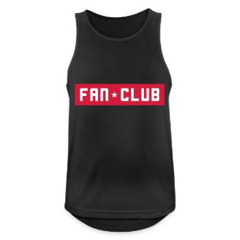 Fan Club - Débardeur respirant Homme - noir - Devant - Nick (188cm)