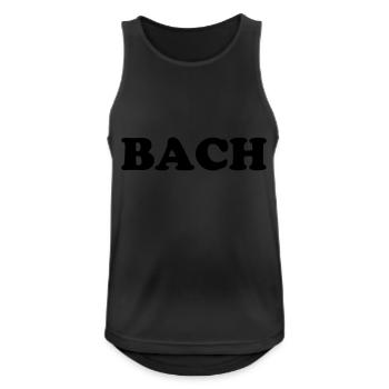T-shirt de Johann Sebastian Bach - Débardeur respirant Homme - noir - Devant - Nick (188cm)