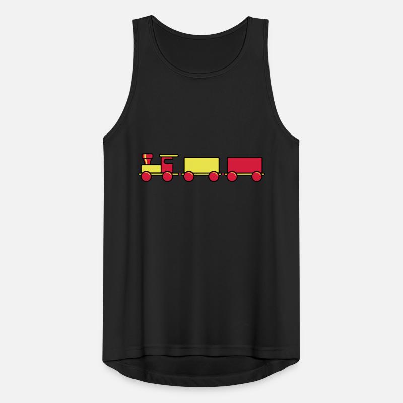 Toy train child Men's Breathable Tank Top