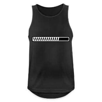 progress bar - Men's Breathable Tank Top - black - Front - Nick (188cm)