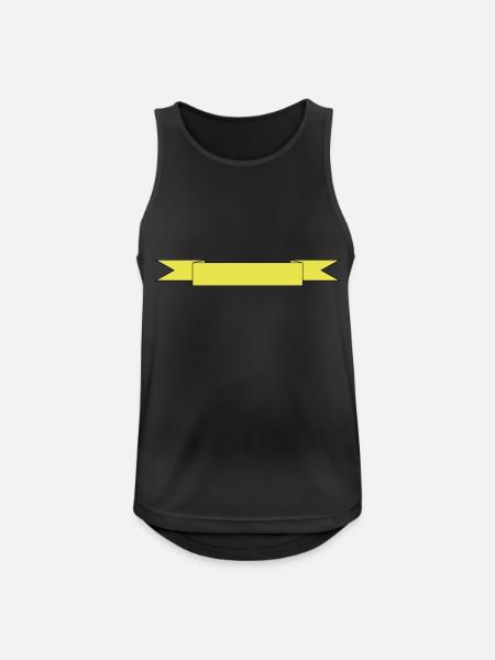 Banner (cheap!) - Men's Breathable Tank Top - black