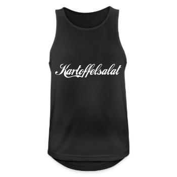 potato salad - Men's Breathable Tank Top - black - Front - Nick (188cm)