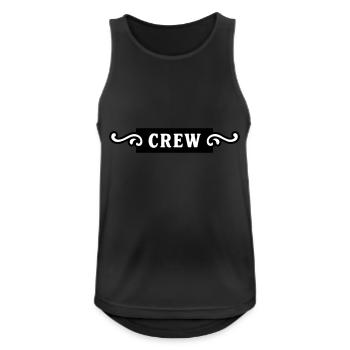 Crew Ornament - Men's Breathable Tank Top - black - Front - Nick (188cm)