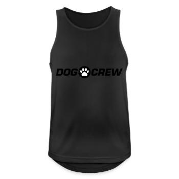Dog Crew Dog Paw - Men's Breathable Tank Top - black - Front - Nick (188cm)