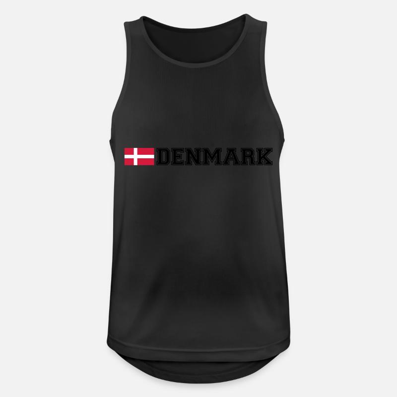Denmark Design - Herre tanktop åndbar - sort