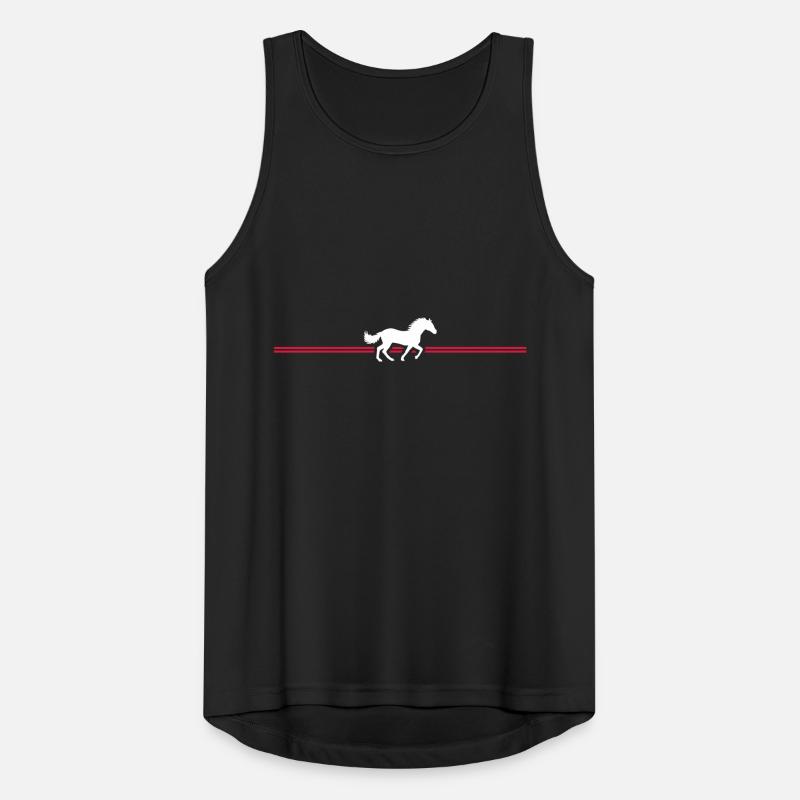 Cheval de course Stripe Line Débardeur respirant Homme